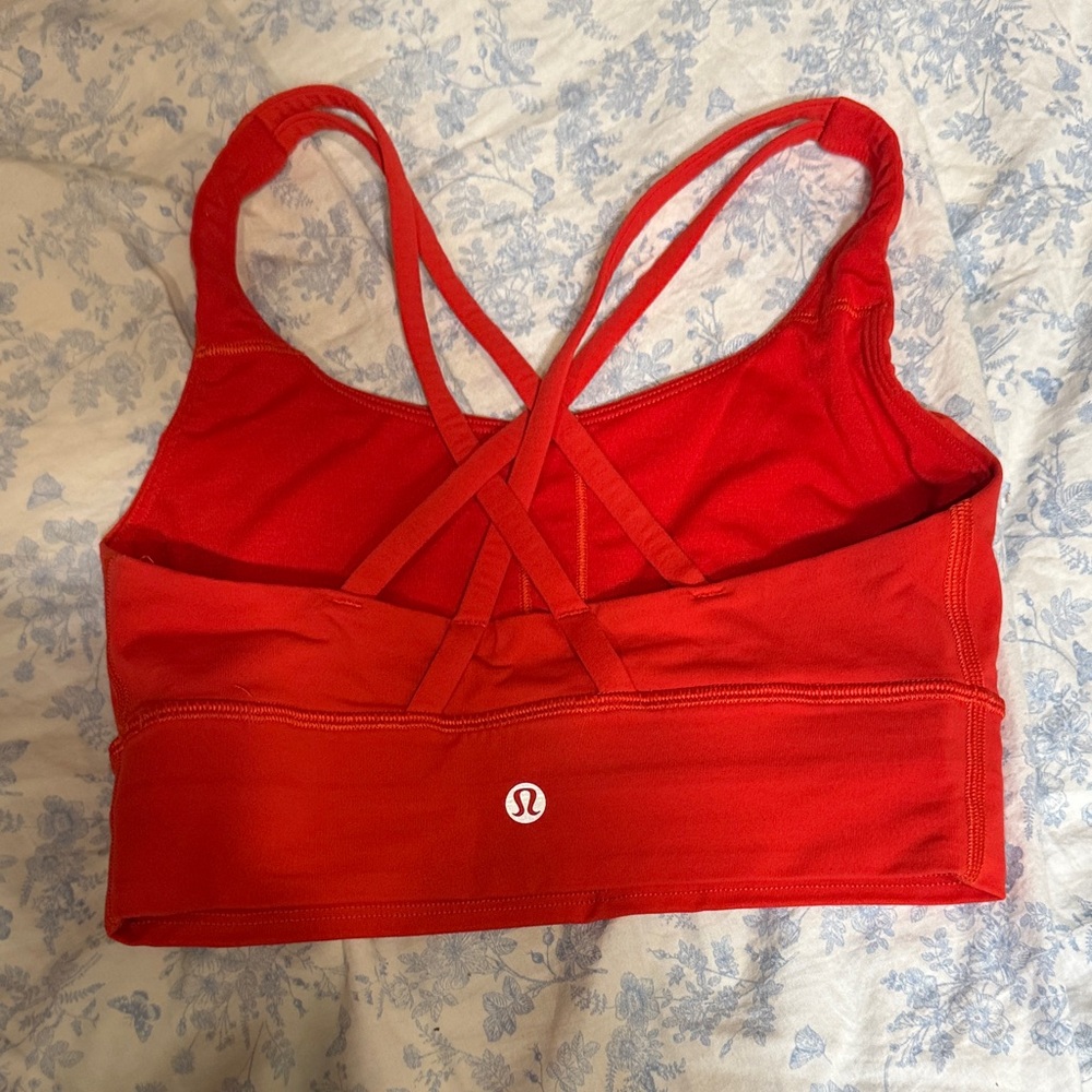 lululemon athletica Fiery Red Sports Bra